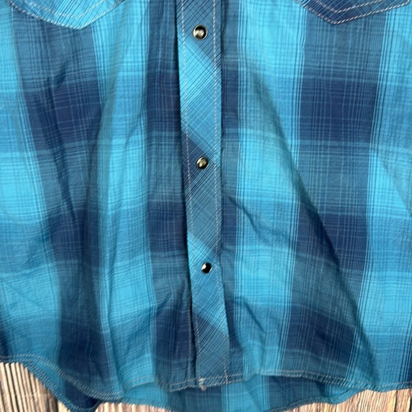 Pintlar Boys Plaid Button Downwn Shirt- Size Large - Picture 3 of 12